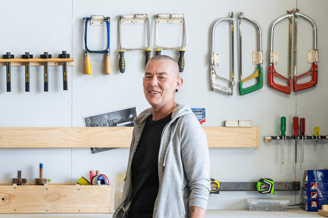Bendigo TAFE carpentry teacher Su Hauck