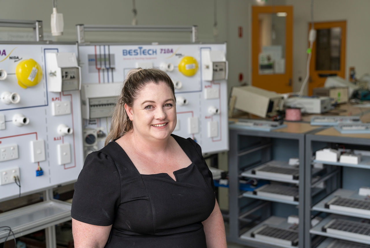 Bendigo TAFE electrical teacher Alex Hopkin