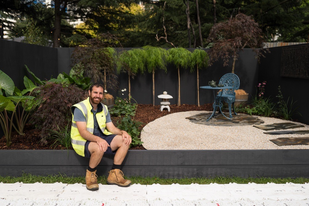 Craig at his garden