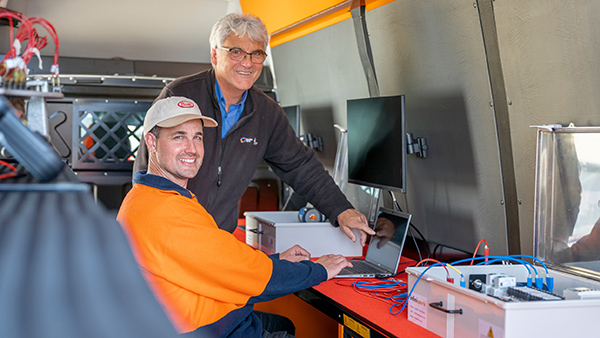 Bendigo TAFE electrical machine repair training van
